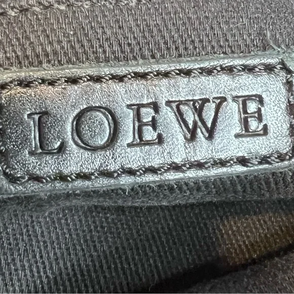 LOEWE ANAGRAM CROSSBODY BLACK/GREY BAG - Picture 14 of 15